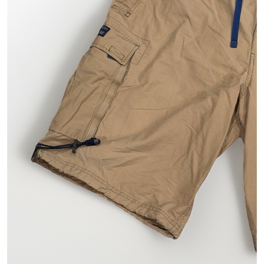 Vtg Abercrombie‎ & Fitch Paratrooper Cargo Shorts Men's L Y2K Grunge 90s Skater - Picture 2 of 13